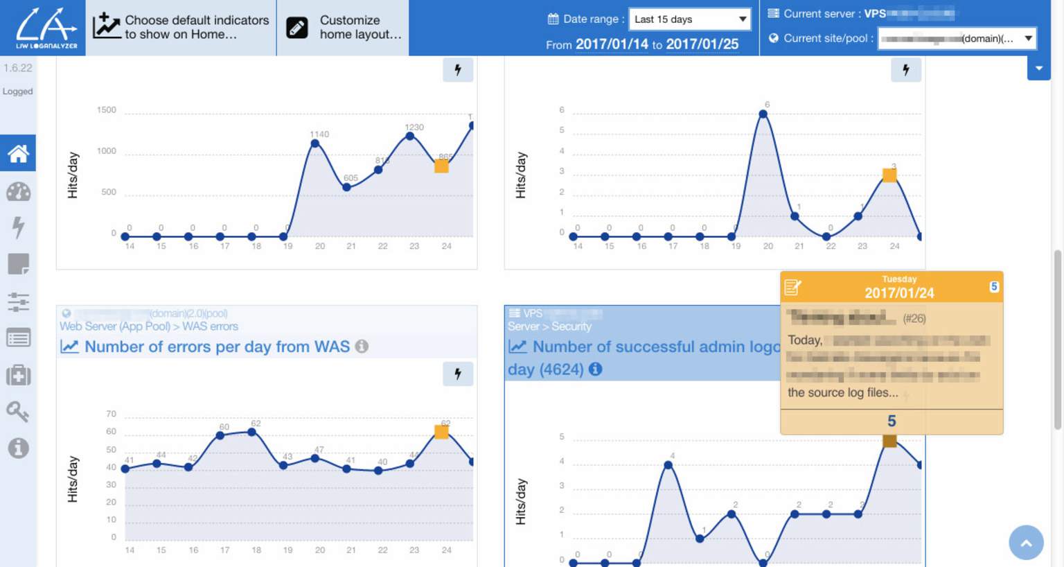 Error monitoring and reporting with LJW LogAnalyzer®